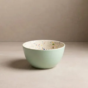 Breeze Party In Stoneware Bowl 16cm Green