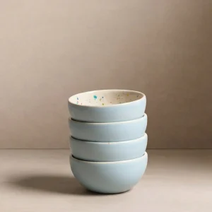 Breeze Party In Stoneware Mini Bowl Blue